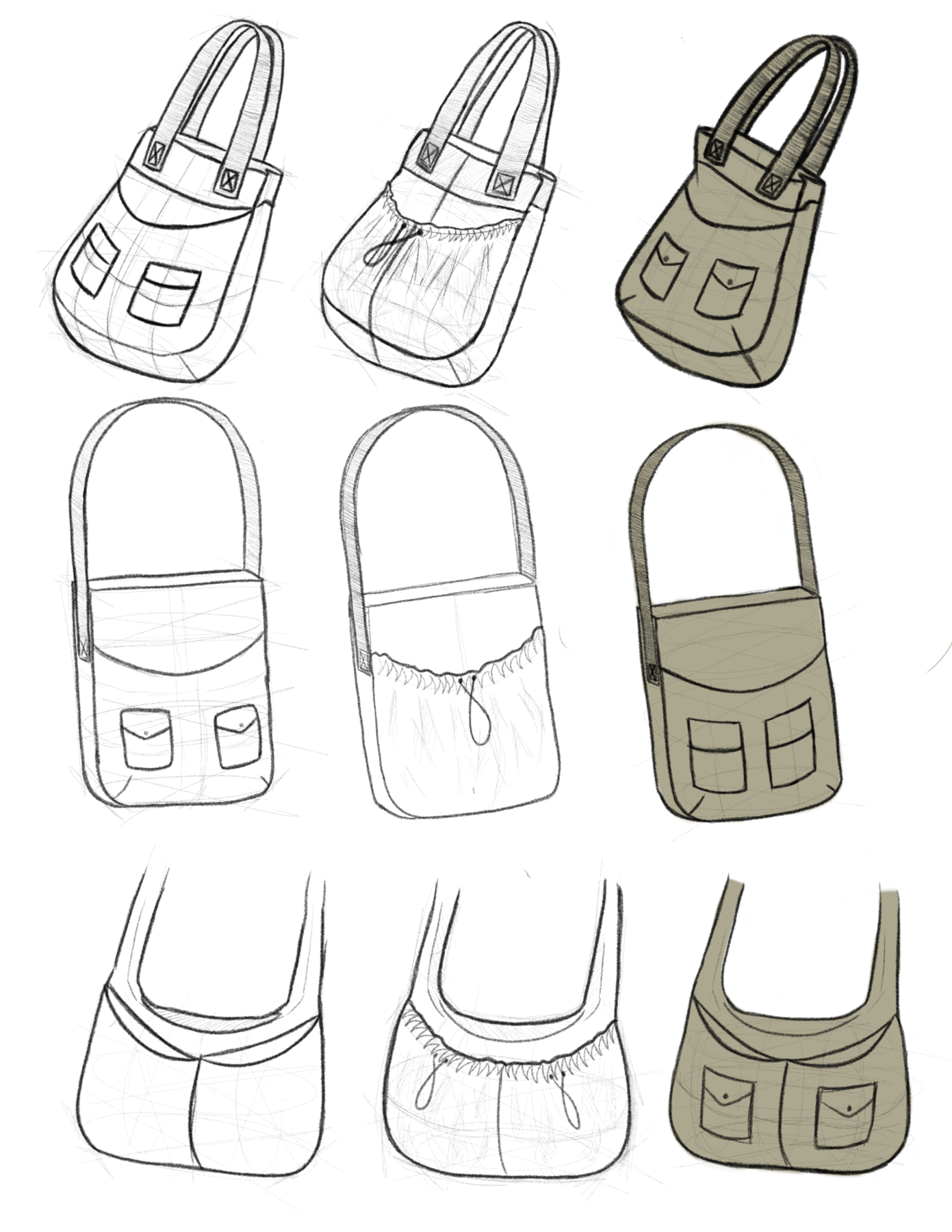 Additional bag concept sketch